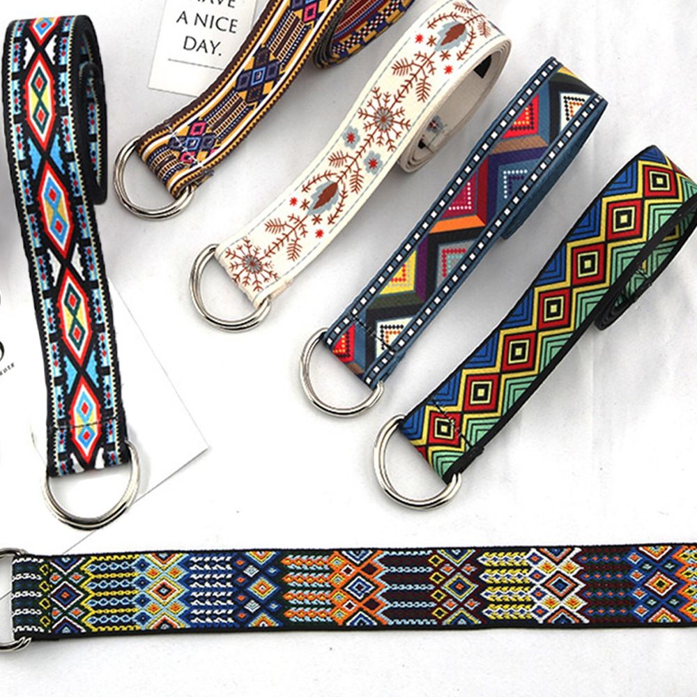 Men'S Ethnic Fashion Trends - Donna uomo Nylon intrecciato tela doppio