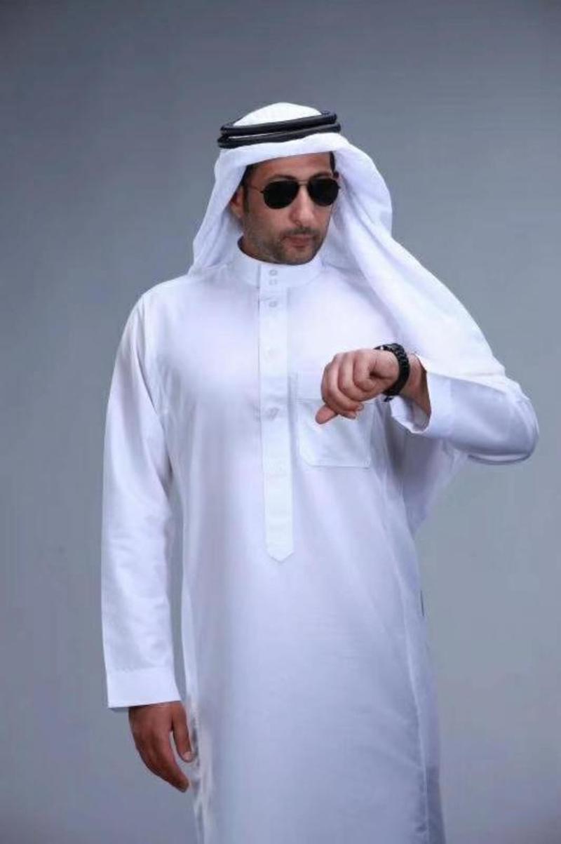 Kurta Men Cotton - Abbigliamento islamico uomo lunghezza manica lunga