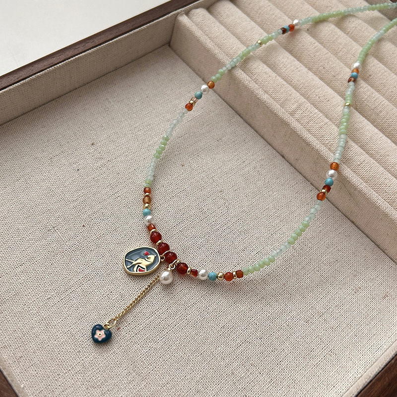 Ethnic Chic Fashion - Nuova Collana Girocollo Etnica Vintage Cinese