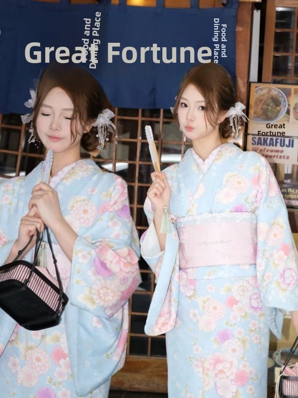 Ethnic Fashion Girls - Nuovo Kimono Tradizionale Giapponese Vintage per