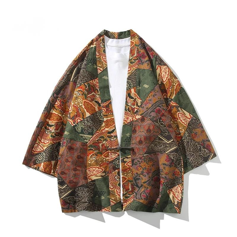 Ethnic Fashion For Women - Stampa stile etnico Yukata Uomo Donna