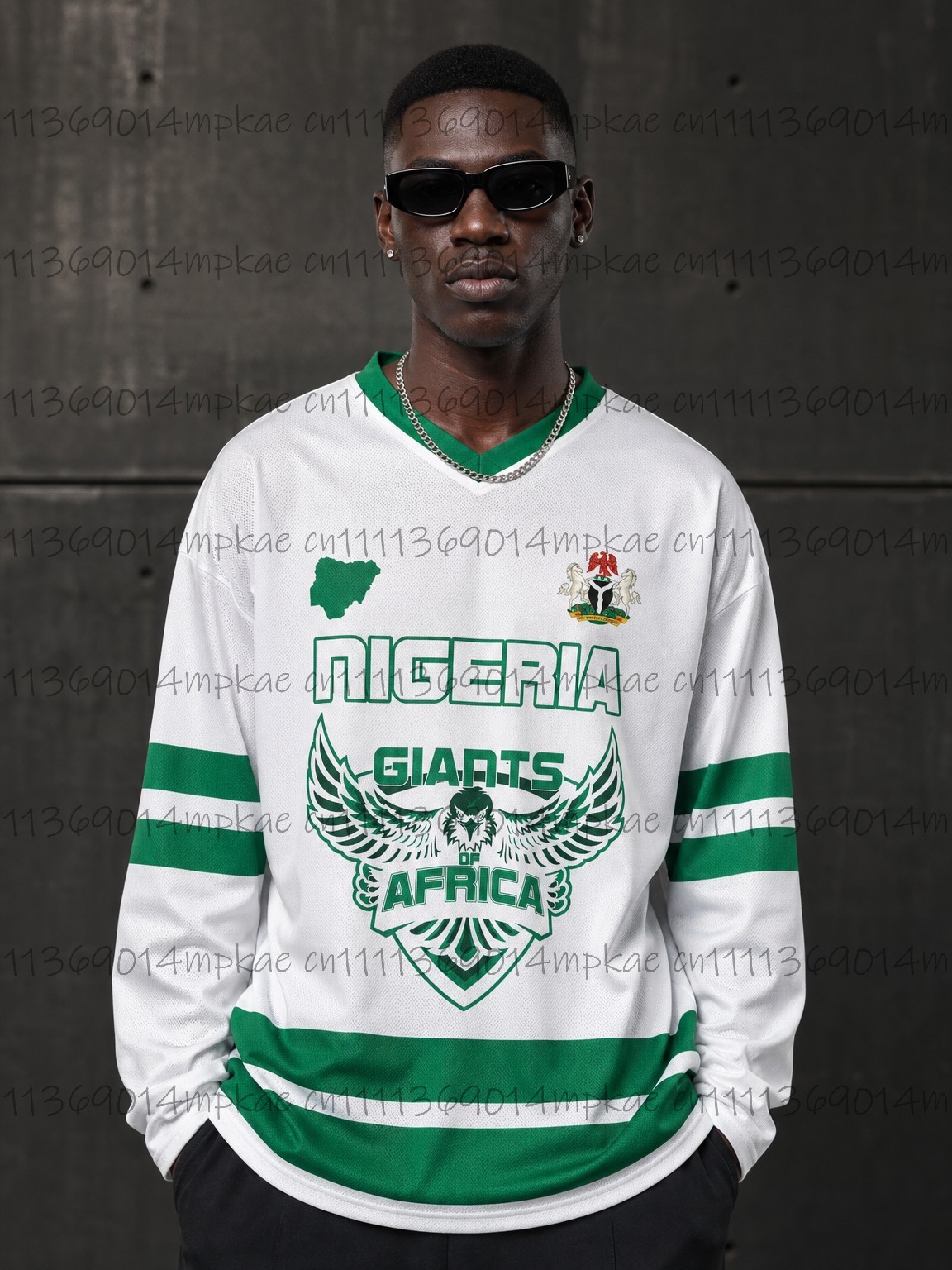 Men'S Ethnic Fashion Trends - T-shirt da uomo a maniche lunghe