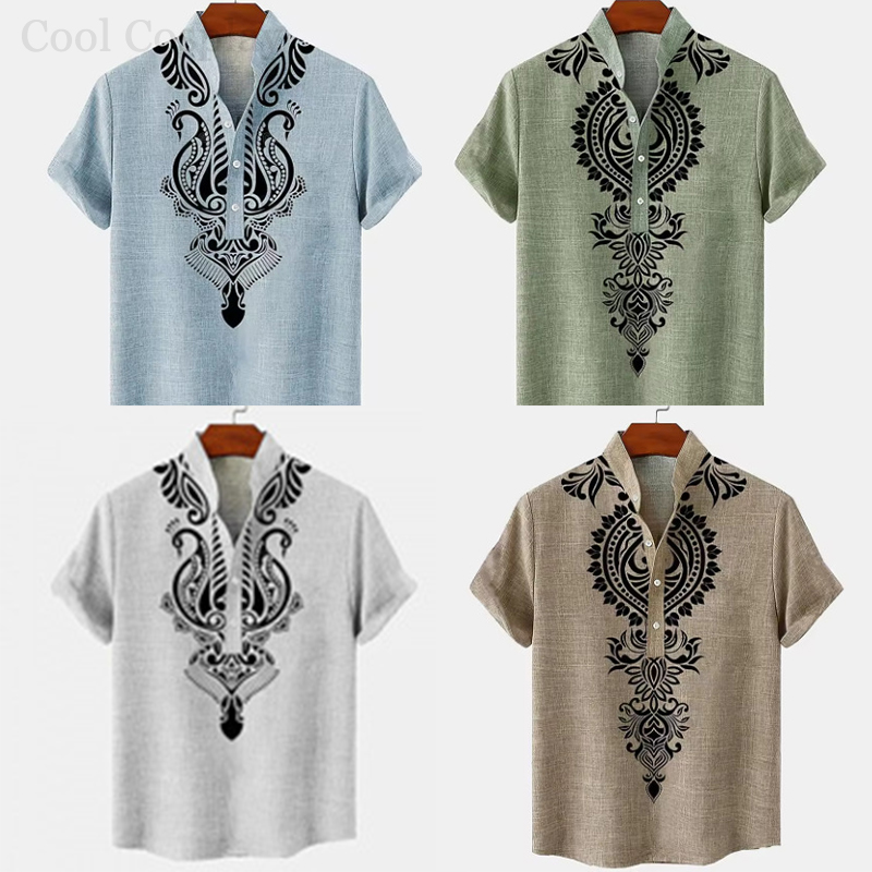 Camicia Henley Retrò da Uomo c - Ethnic Fashion For Men recensione e prezzo