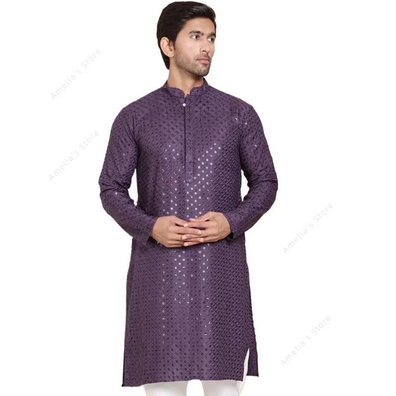 Camicia lunga leggera in coton - Kurta Men Cotton recensione e prezzo