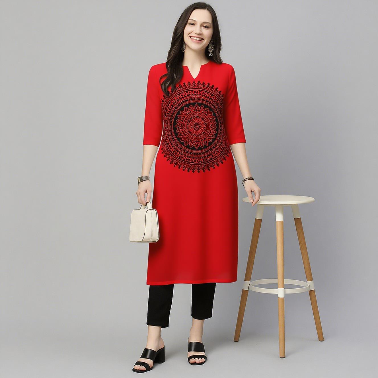 Musulmano Kurt Flowers Moda do - Ethnic Fashion Kurtis recensione e prezzo
