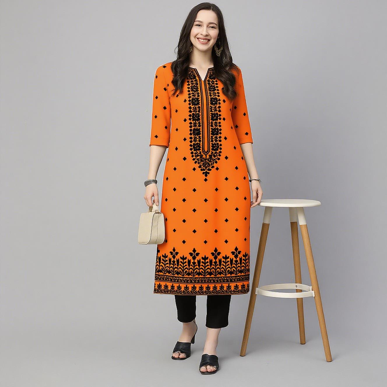 Musulmano Kurt Flowers Moda do - Ethnic Fashion Kurtis recensione e prezzo