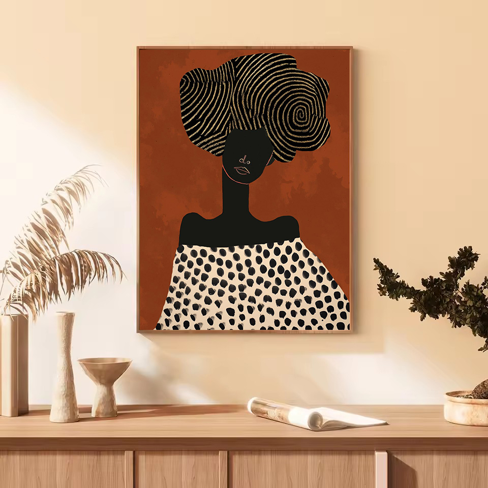 Quadro su Tela con Ritratto As - Ethnic Contemporary Fashion recensione e prezzo
