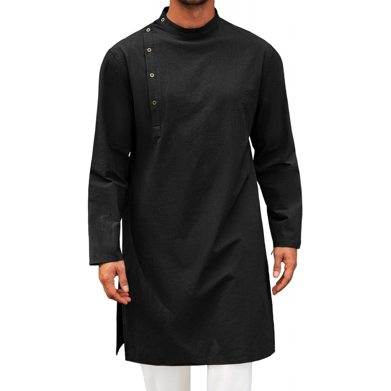 Caftano da Uomo, Tunica a Mani - Kurta Men Cotton recensione e prezzo