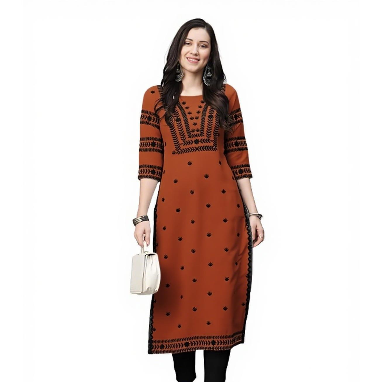 Musulmano Kurt Flowers Moda do - Ethnic Fashion Kurtis recensione e prezzo