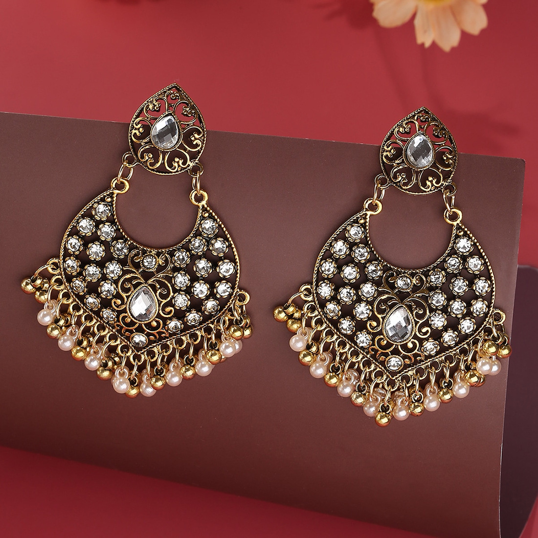 Orecchini con perline di riso  - Ethnic Indian Fashion recensione e prezzo