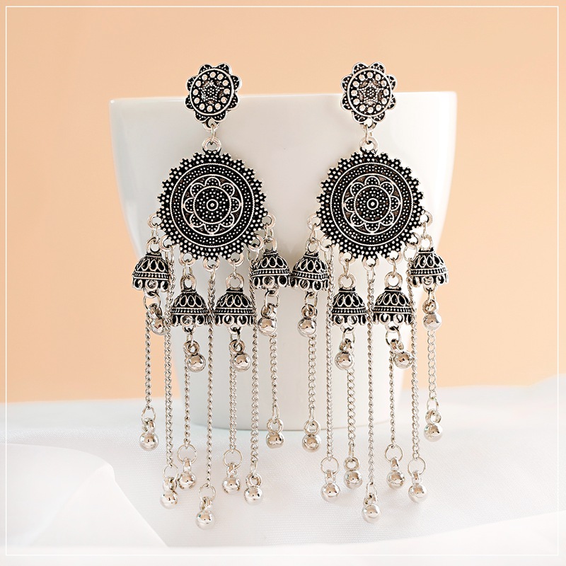 Orecchini pendenti con nappa a - Ethnic Indian Fashion recensione e prezzo