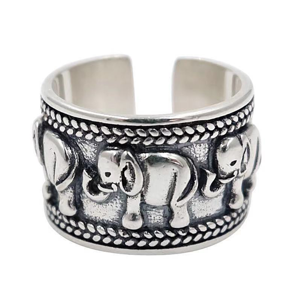 Anello con motivo a elefante a - Ethnic Fashion Pakistan recensione e prezzo