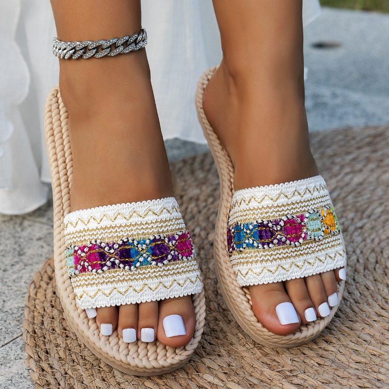 Ciabatte da donna per esterni, - Ethnic Fashion For Women recensione e prezzo