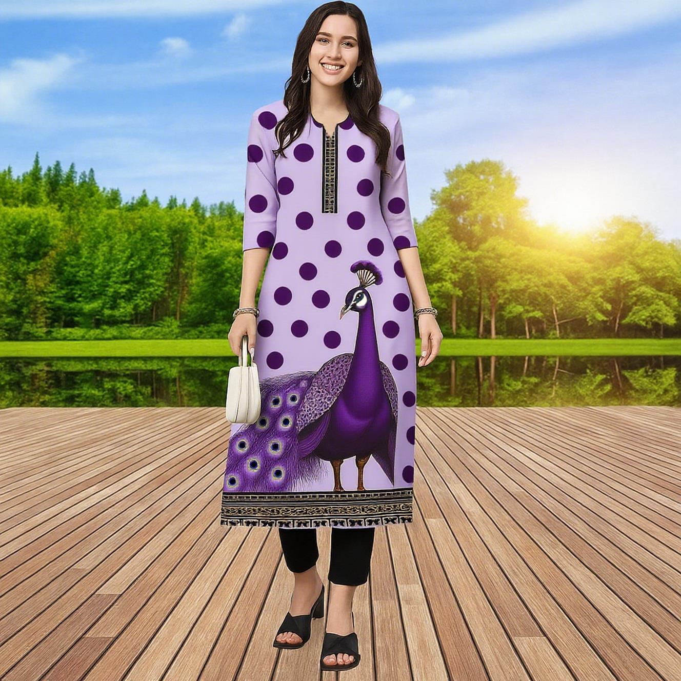 Abito musulmano Kurt da donna  - Ethnic Fashion Kurtis recensione e prezzo